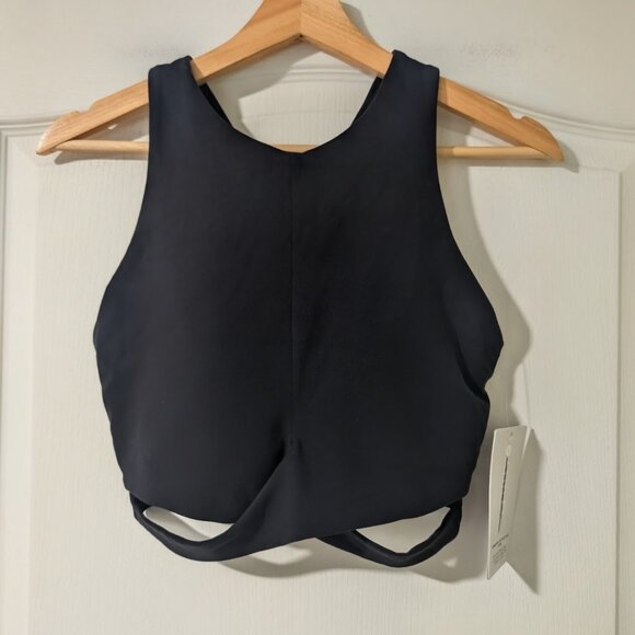 Athleta | Conscious Crop Cut Out Bra In Black (D-DD cup) - Picture 3 of 16